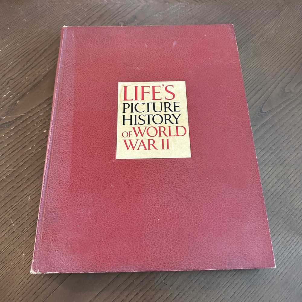 Life's Picture History of World War II 1950 First Edition Hardcover Book Vintage